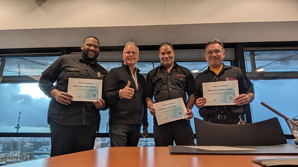 Team Maashotel Rotterdam met certificaat na de dagcursus